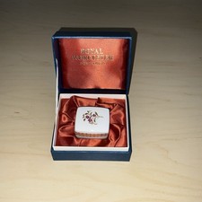Royal Worcester Boxed Bone China Floral Pill Trinket Box