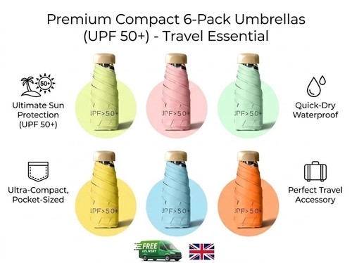 Mini pocket umbrella compact - mini, 5