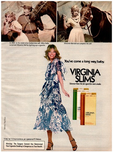 1978 virginia slims - slims, ad
