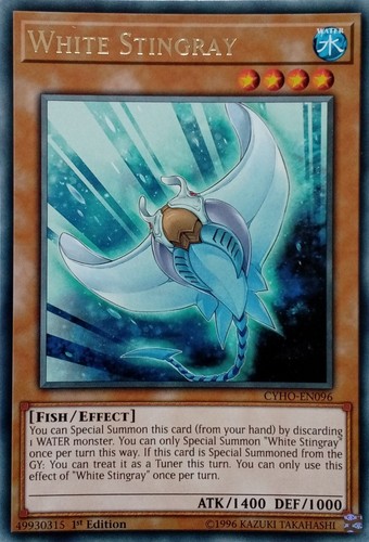 Cyho en096 white stingray rare - white,