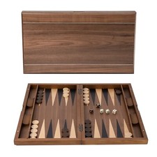 21" Large Wood Backgammon