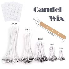PRE WAXED CANDLE WICKS WITH