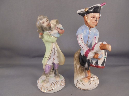 Pair vintage monkey band - monkey,