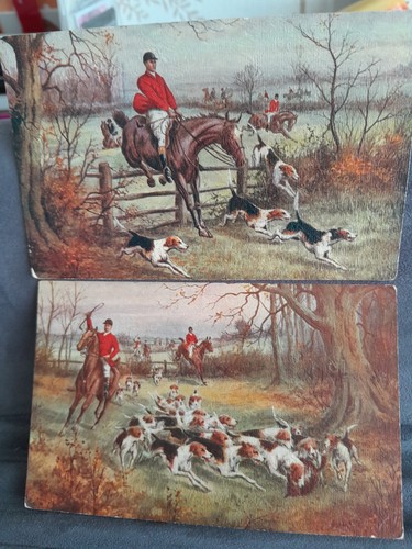 Fox hounds art - hounds,