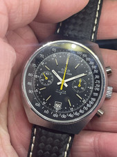 Vintage Meister Anker Chronograph With Perfect Dial, Pump Pushers. Valjoux 7734