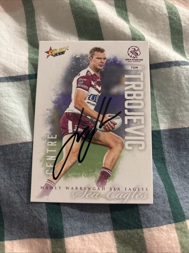 Signed tom trbojevic manly sea - manly,