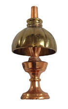 Miniature Table Lamp Dollhouse Miniature Furniture Brass 7.7cm Vintage