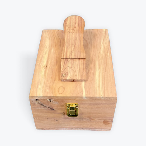Footrest cedar wood valet - footrest,