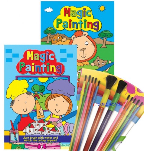 Magic painting colouring - a4,
