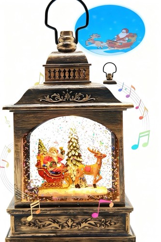 Christmas snow globes lantern - christmas,