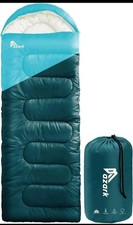 azark Premium Lightweight Sleeping Bag for Adults & Kids, 400 GSM, 4 Season Wat