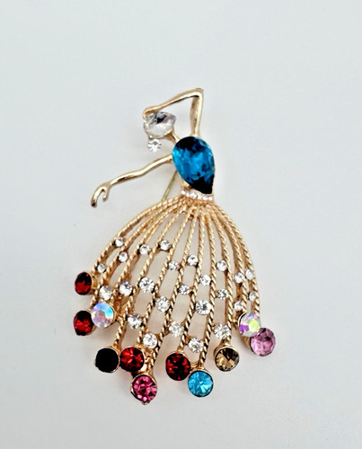 Ballerina brooch new - ballerina,