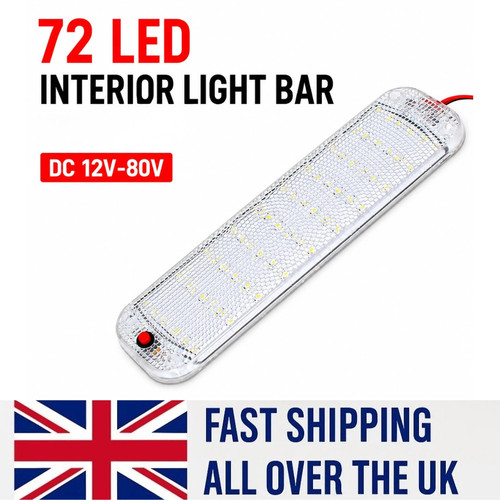 12v 72led car interior strip - 72led,