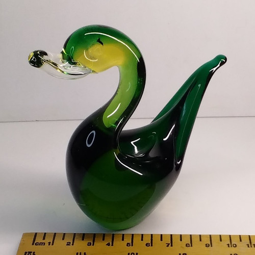 Murano glass swan duck - glass, swan/duck