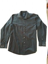 Men's Shirt Taylor & Wright 16" Long Sleeve Regular Fit Black 11752