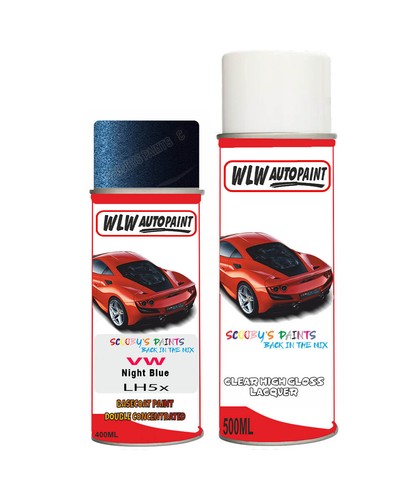 Paint spray for night - vw, blue
