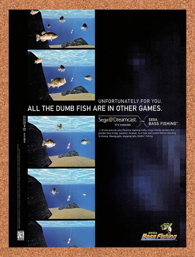1998 sega bass fishing - sega,