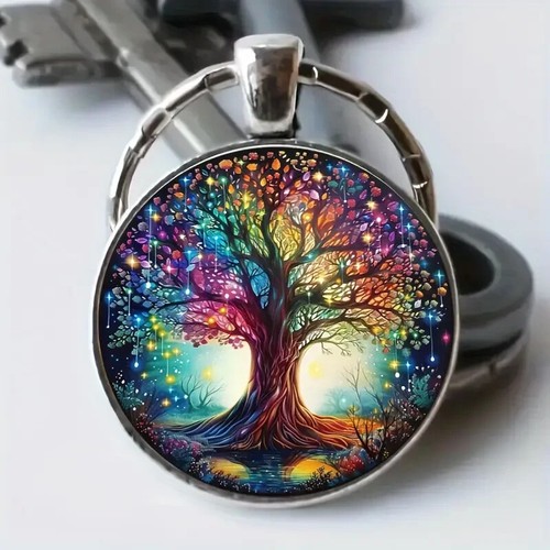 Tree life circular pendant - of,