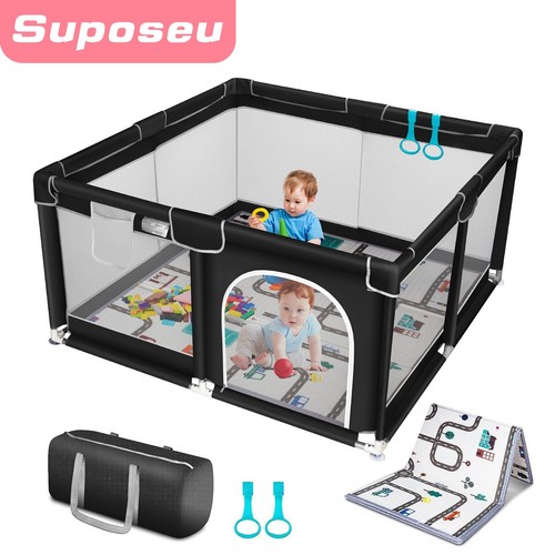 Baby playpen with anti slip - playpen,