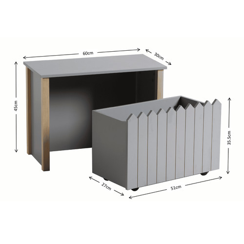 Ziggy kids toy box storage - ziggy,
