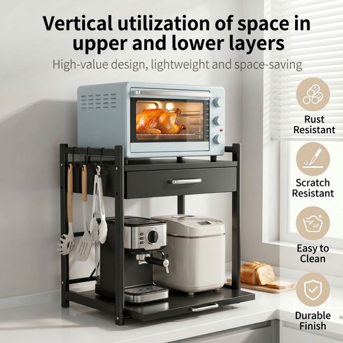 Tier microwave shelf - microwave,