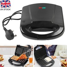 750W Waffle Maker 2 Slice Iron