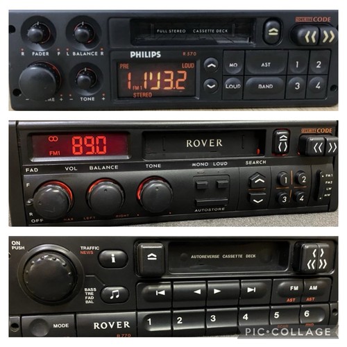 Rover philips old car - rover, radio