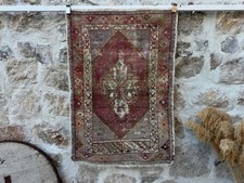 Hand-Woven Vintage Carpet 3x4