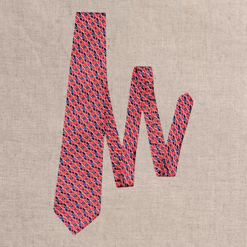 Pierre balmain silk tie red - tie,