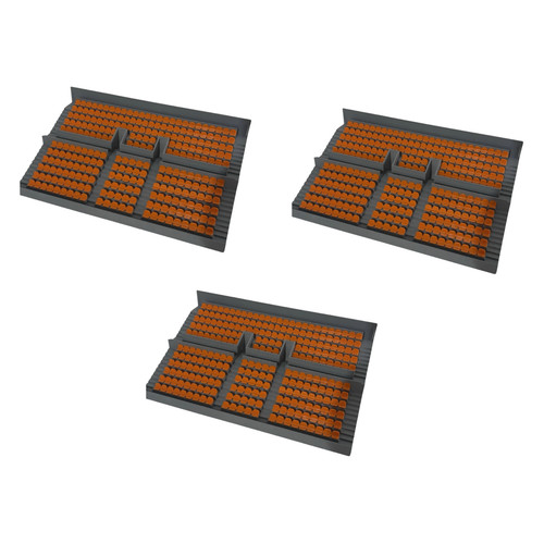 Subbuteo terrace with orange - terrace,
