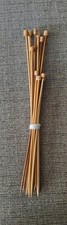 6 Pairs Bamboo Knitting Needles. Various Sizes