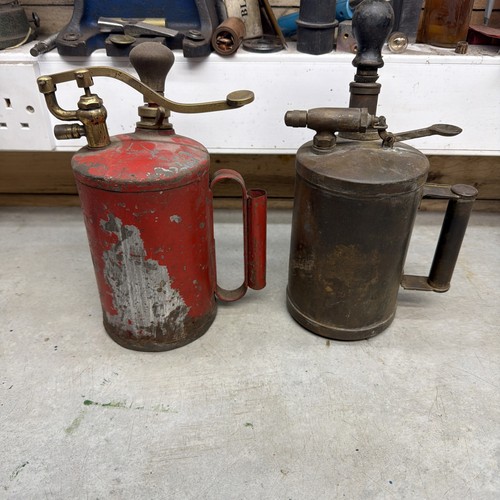 Vintage brass copper manual - brass, &