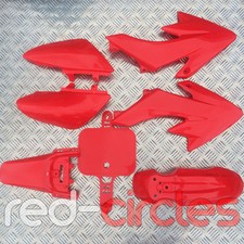 RED CRF50 STYLE PIT BIKE FAIRING PLASTIC SET / KIT 50cc 110cc 125cc PITBIKE