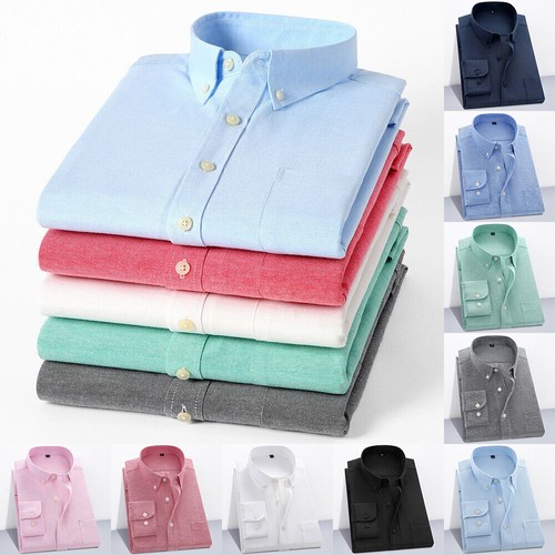 Men long sleeve casual work - sleeve,