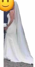 Mark Lesley Ivory wedding dress size 8 used worn for approximately one hour! 
