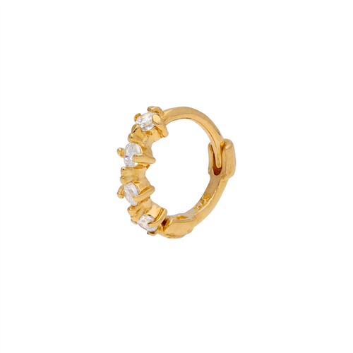 9ct gold tiny claw set - claw,
