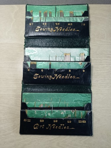 Antique needle case - , with