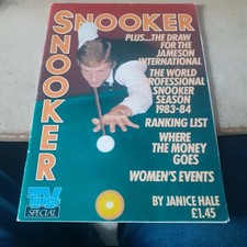 snooker magazine 1983-84 tv time special