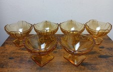 Vintage Sowerby Art Deco Amber