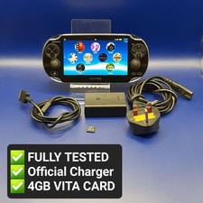 Sony PlayStation PS Vita OLED 1000 WiFi PCH-1003 Handheld Console + Memory Card