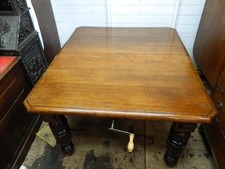 Solid Oak Wind Out Extending Table