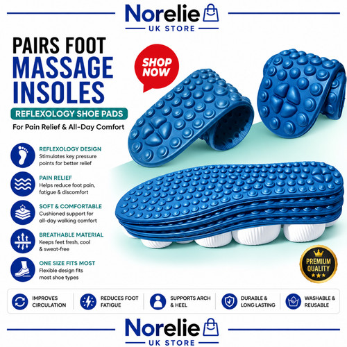 Pairs foot massage insoles - pairs,