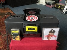 Samsung RCD-830 Vintage Radio Cassette Tape Recorder Player-DC and battery power