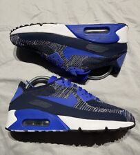 Nike Air Max 90 Ultra 2.0 Flyknit 2016 Collegiate Navy 875943 400 - Size UK 6.