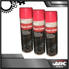 TESCO - Dash Shine - Trim Dressing 500ml - Cleans, Shines, Restores - TSCDB5  x3