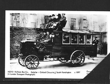 PULLMAN BUS COMPANY - DAIMLER - c 1897 - PAMLIN CARD #REF.B1056