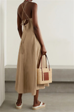 MARA HOFFMAN VERONA HEMP BACKLESS DRESS Size 10 NEW
