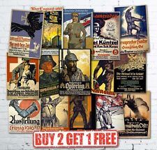 Large A2/A1 Quality Vintage German WW1 World War 1 Propaganda Military Posters