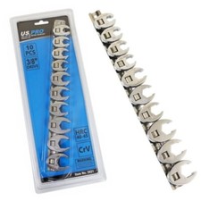 10pc Crow Foot Spanner Set