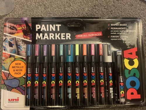 Uni posca metallic - posca, paint